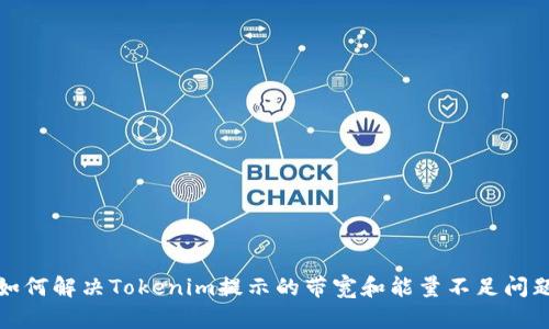 如何解决Tokenim提示的带宽和能量不足问题