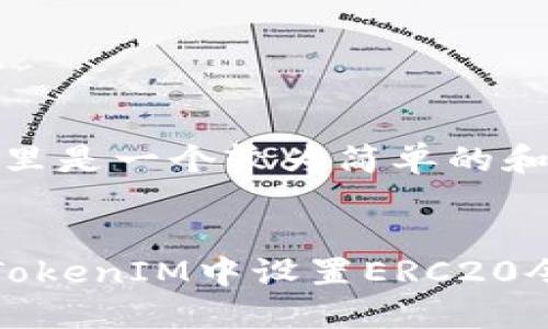 好的，这里是一个较为简单的和关键词。


如何在TokenIM中设置ERC20令牌